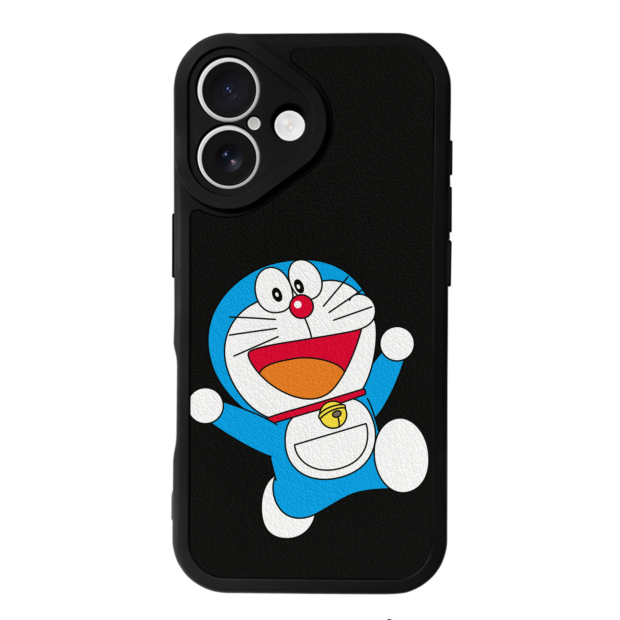 （画像用） ドラえもん Doraemon 【iPhone 16シリーズ対応】シリコンスマホケース（レザー調） 材質：シリコン